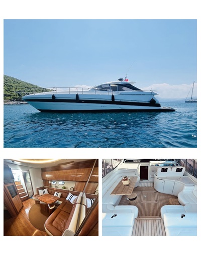 Pershing 54HT, SPEED: 48 knots. 2000-2023, Ref YT7956